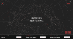 Desktop Screenshot of lisandroaristi.com